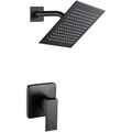 American Imaginations Wall Mount Stainless Steel Shower Kit In Black Color AI-34363